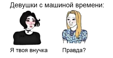 Люди с машиной времени meme #1